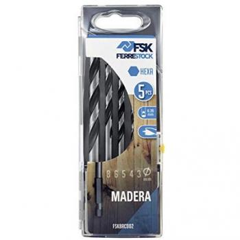 Set Ferrestock Punte Legno Esagonali (3-8 mm)