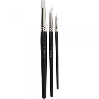 Versatile Artist Brush Set, 2, 6, 10 mm, 3 Brushes