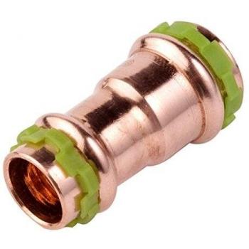 Connecteur cuivre droit à sertir femelle/femelle Aalberts 54/42 mm