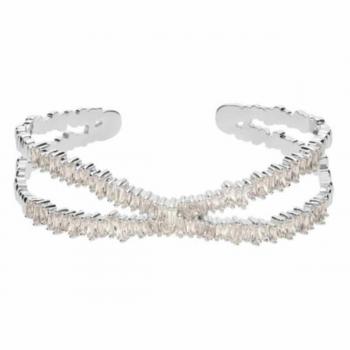 Bracciale rigido con zirconi