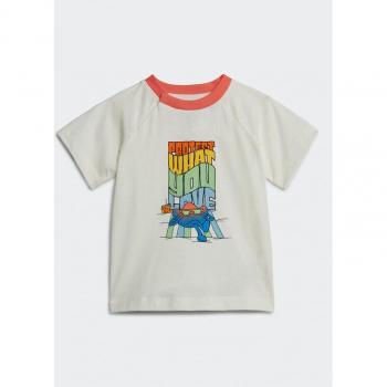 Abbigliamento Adidas T‑shirt bianca Regular Fit stampa grafica IB8607