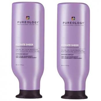 Pureology Hydrate Sheer Conditioner 266 ml Dual Pack Clear