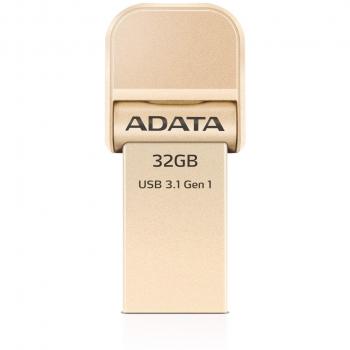 ADATA AI920 32GB i-Memory Lightning/USB 3.1 Speicherstick, Rotgold
