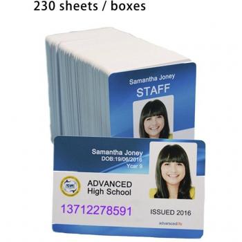 Inkjet Printable Blank PVC Cards for Membership and ID
