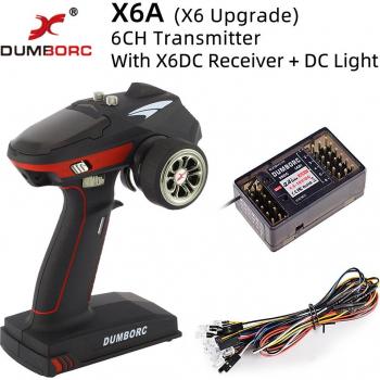 Sistema RC DUMBORC X6A – 6 Canales, 2.4 G, Giroscopio