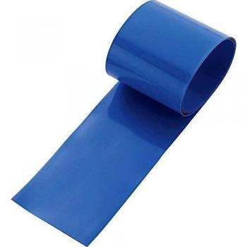 Non-Adhesive Blue Battery Heat Shrink Tubing, 19 mm, 9.50 mm, 2:1 Shrink Ratio