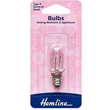 Hemline Type D 240V Sewing Machine Replacement Bulb