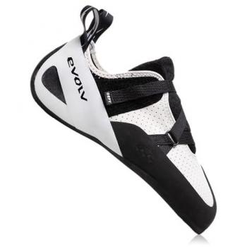 Evolv Defy Rock Climbing Shoes (Men) – White/Black, Size 7