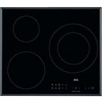 Placa inducción AEG IKS6330DFB, 3 zonas, Zona grande 28 cm, Función Power Boost