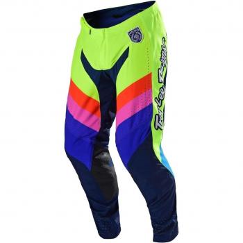 Troy Lee Designs Pantalon de Course SE Pro Mirage Bleu et Jaune 28