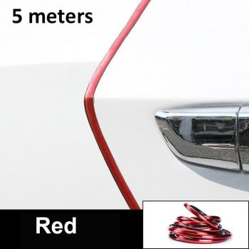 5 Meter Carbon Fiber Car Door Edge Protector Anti-Collision Strip