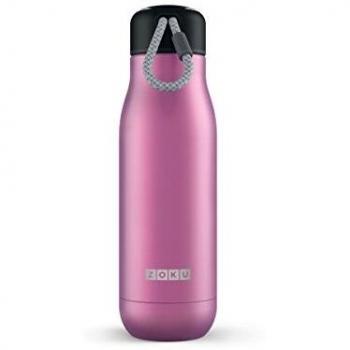 Bouteille Zoku Rose 500 ml Acier Inox