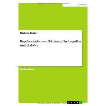 Repräsentation von Stierkampf in los golfos und el doble