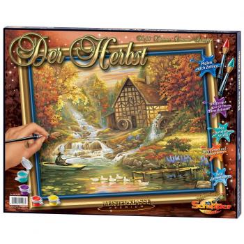Der Herbst Malen nach Zahlen Set, 40 x 50 cm