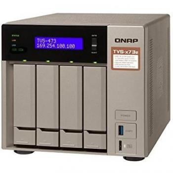 QNAP TVS‑473E 4‑Drive 56TB Storage Unit