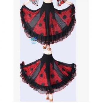 Falda de Baile de Salón para Mujer