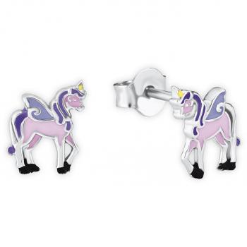 Aretes Lillifee para Niñas en Plata Multicolor