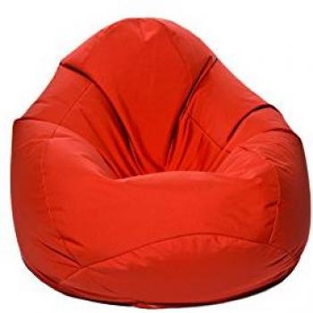 Poire XXL Red Scuba Pouf Jumbo Bag