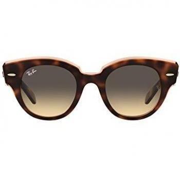 Ray-Ban RB2192 Roundabout Ladies Sunglasses with Havana/Gold Frame and Brown Lenses (Color 1324BG)