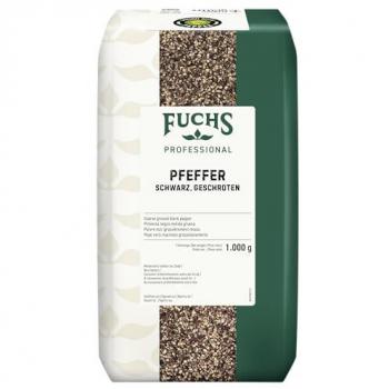 Fuchs Pfeffer schwarz, geschrotet, 1,0 kg