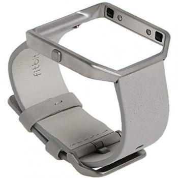 Fitfit Blaze Grey Leather Bracelet with Frame