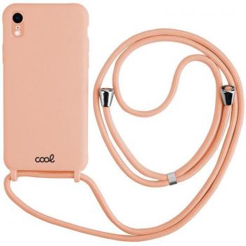 Funda con Cordón para iPhone XR en color Rosa