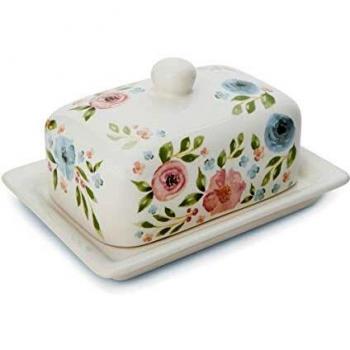 Vintage Meadow Butter Dish