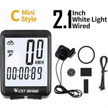 WEST BIKING Bicycle Computer with 20 Functions
