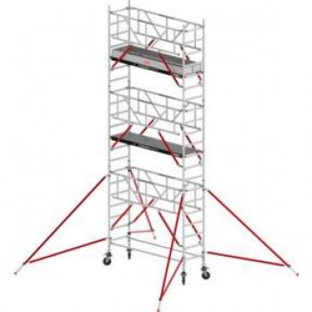 Altrex RS‑Tower 51‑S Holz‑Plattform 7,20 m – Safe‑Quick 1,85 m