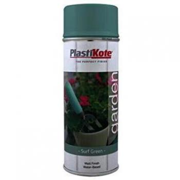 PLASTIKOTE GARDENS COLOURS SPRAY PAINT SURF GREEN 400ML