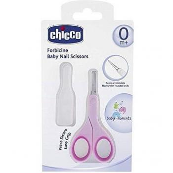 Chicco Baby Moments Kinderschere mit abgerundeter Spitze 0m+ Pink 1 St