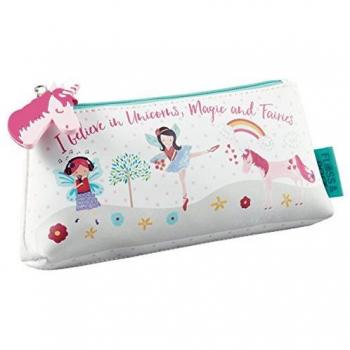 Enchanted Unicorn Fairy Stationery Holder with Zip Charm