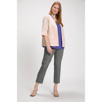 Große Größen Cardigan, Damen, orange, Größe: 32/34 bis 64/66, Polyester/Baumwolle/Viskose