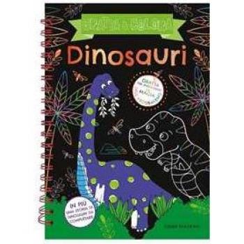 Dinosauri. Gratta & colora. Ediz. a spirale. Con gadget
