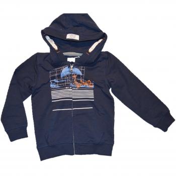 Blaue Sweatshirt-Kapuzenversion – 122/128, Jungen & Erwachsene