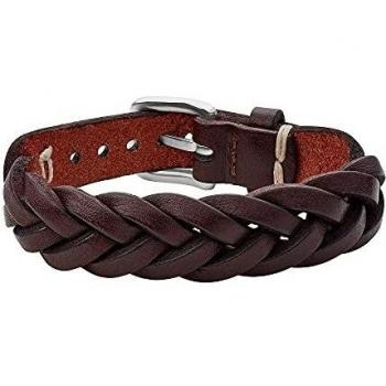Bracciale Essenziale Leather Uomo Fossil