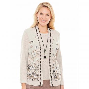 Jacquard Mock Twin Set