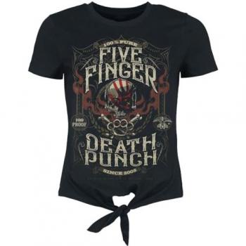 Five Finger Death Punch Women's Exclusive Black T-Shirt