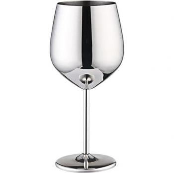 Gobelet en acier inoxydable 18/10, finition miroir cuivre, pour boire du vin, contenance 500 mL