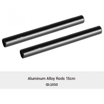 SmallRig 15mm Aluminum Alloy Rods for Camera (10cm, 2 Pieces)