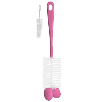BabyOno Bottle and Teat Cleaning Brush with Mini Brush