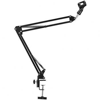 McGrey Mikrofonständer MA-20 Mikrofonarm mit Tischklemme für Studio Mikrofon, (Studio-Mikrofonarm, 1-tlg., Inkl. Mikrofonklemme & Reduziergewinde), Mikrofonhalter für Podcast und Homerecording