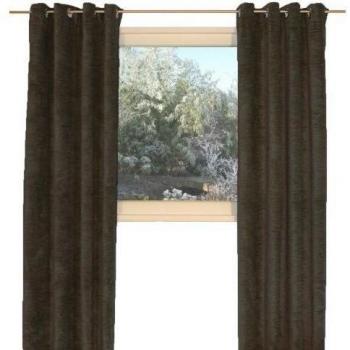 WIRTH Vorhang Trondheim 234 g/m², grau, 1 Stück