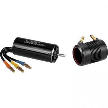 Kit borstelloze motor 2968 3400KV met waterkoeling jas 29L voor RC boot 600-800mm, zwarte versie