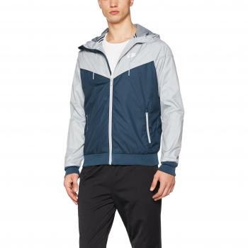 Nike Herren M NSW WR Windjacke mit Kapuze – Armory Marine Blau & Wolf Grau, XL