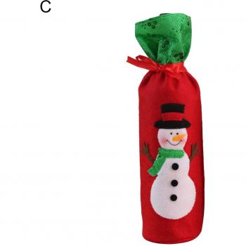 Christmas Wine Bottle Dust Cover