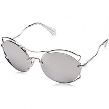 Miu Miu MU50SS 1BC2B0 Gafas de Sol para Mujer Plateadas