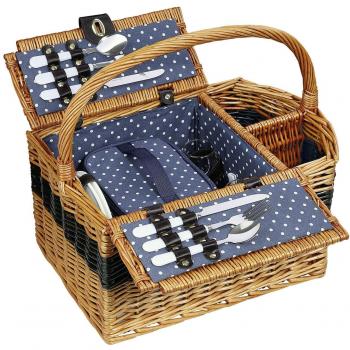 Panier pique-nique en brun Cernob