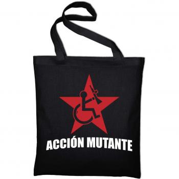 Accion Mutante Tote Bag, BLACK