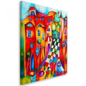 Quadro su Tela, Città Fantastica 40x60